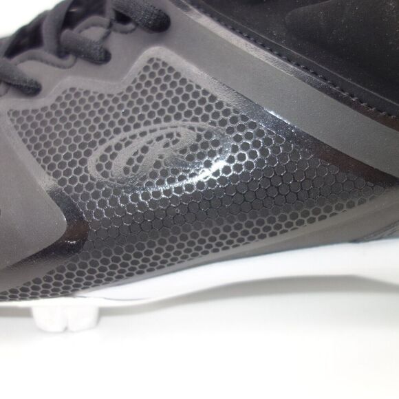 NEW Rawlings Brazen Baseball Molded Cleats Black White Cool Flo Men's 7 - Picture 6 of 12